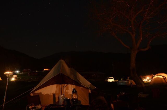 いつかのキャンプ
#いなかの風キャンプ場 
#キャンプ飯 
#夜景
